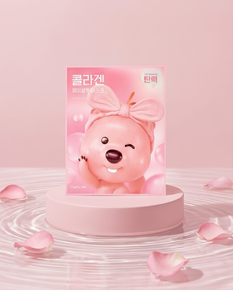 Reflyme Zanmangluphy Biocellulose Facial Fit Face Pack Collagen