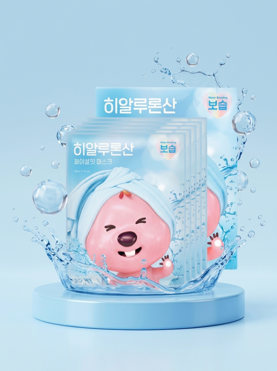 Refime Zanmanglupi Biocellulose Facial Fit Mask Pack Hyaluronic Acid