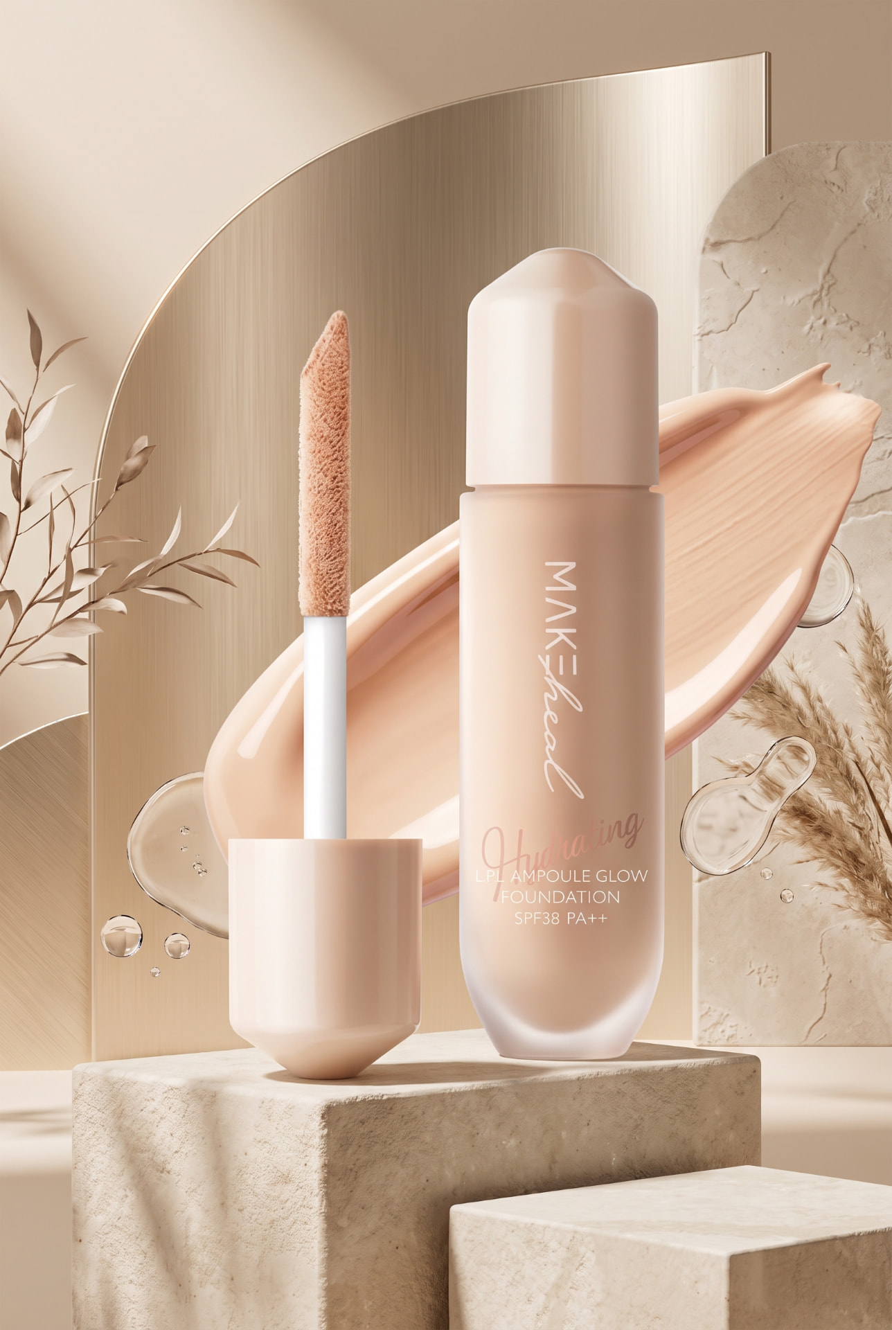 1.P.L Ampoule Glow Foundation