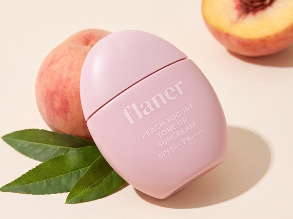 FLANER กันแดดโทนอัพ โยเกิร์ตพีช Peach Yogurt Tone Up Suncream
