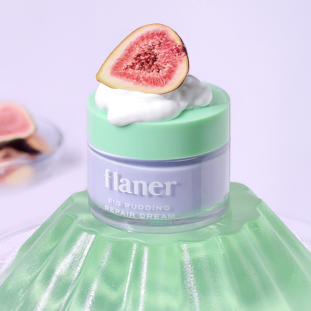 FLANER ครีมฟื้นฟูผิวเนื้อพุดดิ้งลูกฟิก Fig Pudding Repair Cream